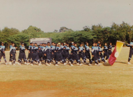 The hosting team IIT Madras at the 30th Inter-IIT Sports Meet, 1994