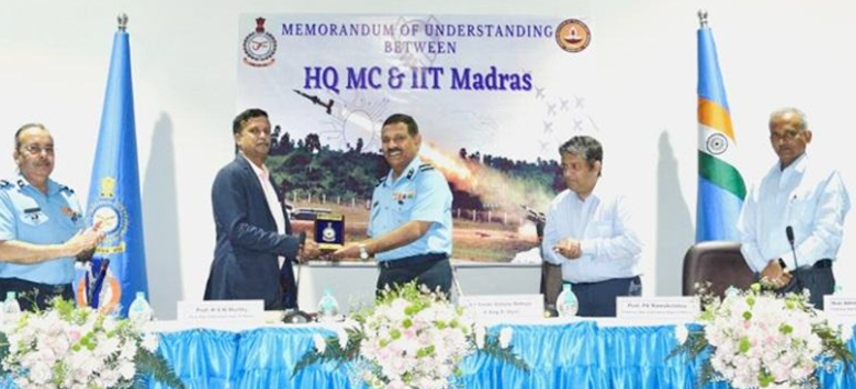 IAF signs MoU with IIT-Madras to develop solutions to maintain weapon systems