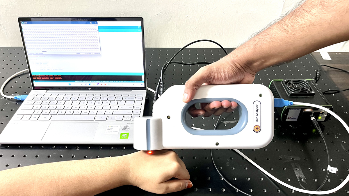 IIT Madras Researchers develop Portable Non-invasive Skin analyzer for diagnostic and cosmetic applications