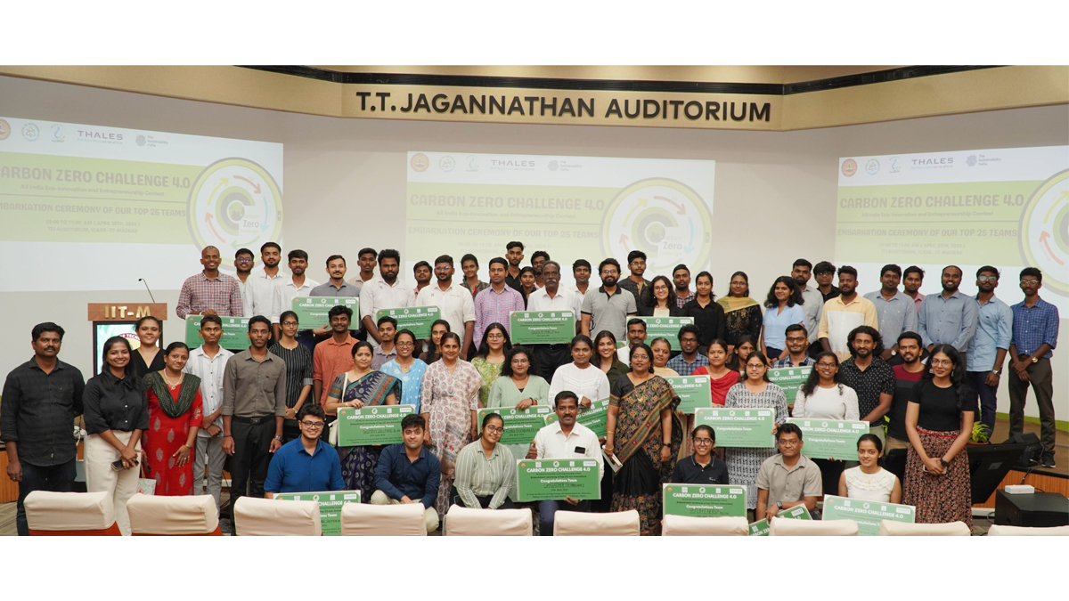 IIT Madras unveils top 25 teams for Carbon Zero Challenge 4.0, advancing sustainability startups