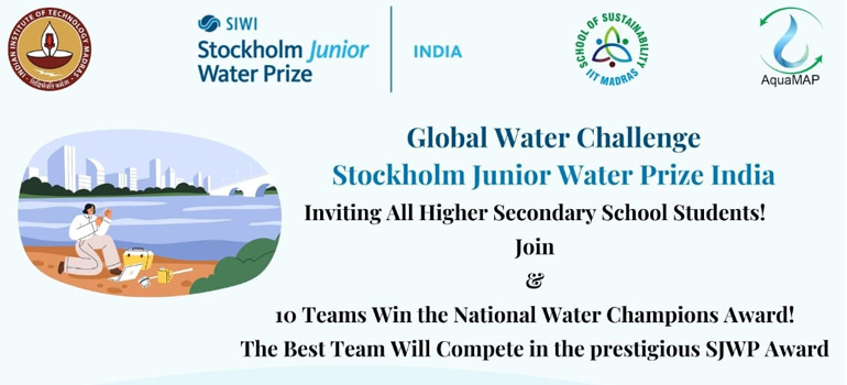 IIT Madras Invites Applications From School Students For Stockholm Water Prize