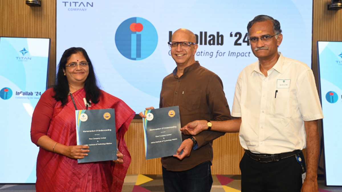 Titan Company, IITM Sign MoU to Drive Innovation and Social Impact